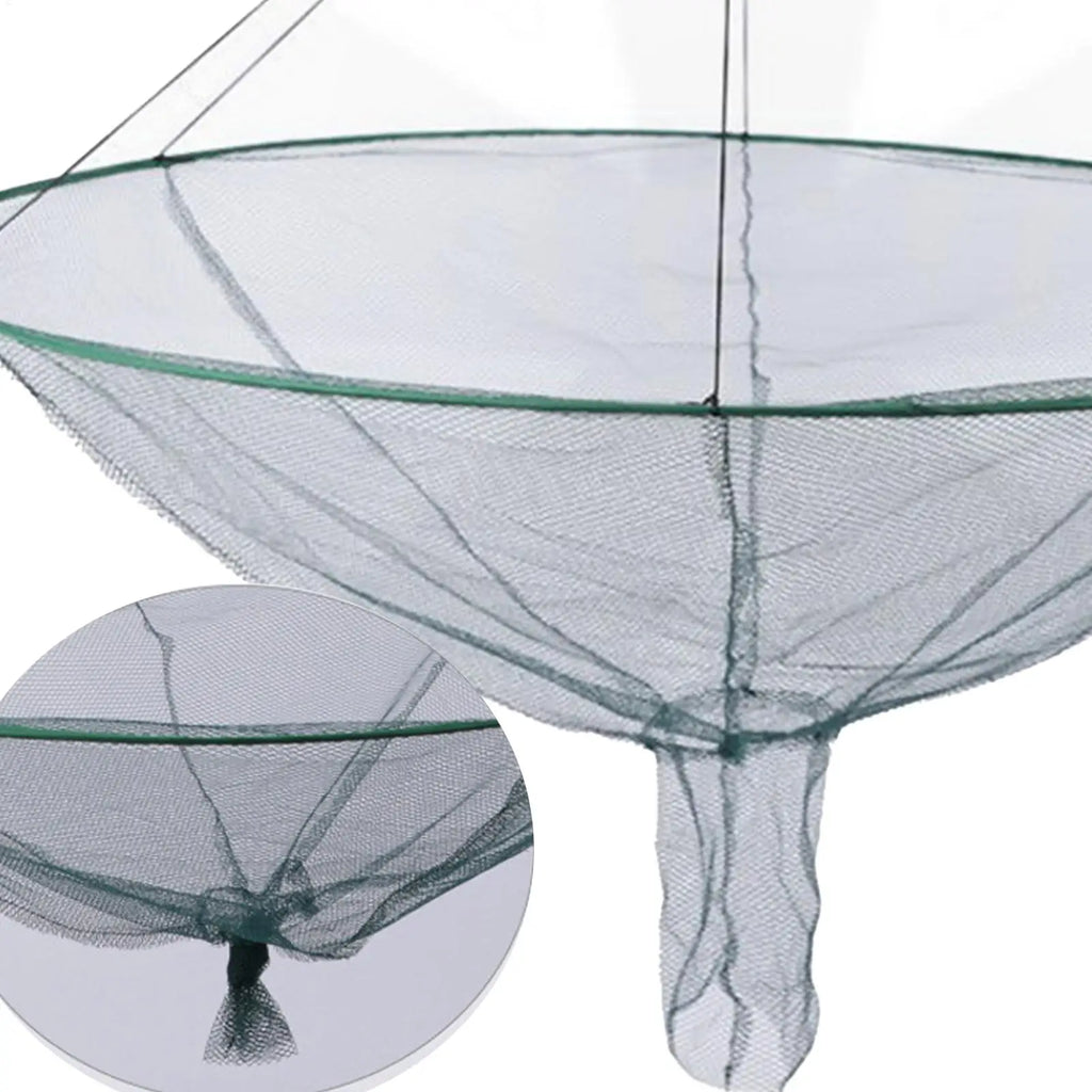Hoop Net Fishing Round Crab Hoop Net Fishing Bridge Net Drastring Cast Nets For Fishing Collapsibles Catfish Net For Outdoor Qme