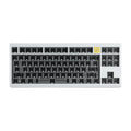 CHOSFOX LEO80 Keyboard Kit Hot-Swap Mechanical Gaming Three Modes Keyboard Kit Wired USB Type-C Wireless 2.4GHz Qme White pro