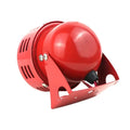 Car Horn Motorcycle Driven Air Raid Siren Metal Horn 12V Auto Air Raid Retro Siren Horn for Truck Boat Yacht Trailer RV Qme Default Title