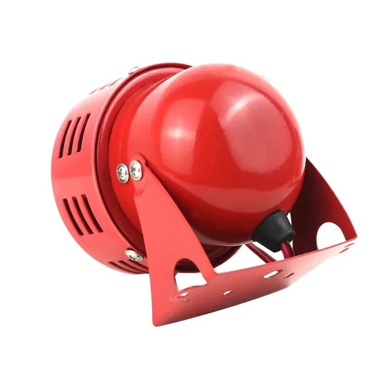 Car Horn Motorcycle Driven Air Raid Siren Metal Horn 12V Auto Air Raid Retro Siren Horn for Truck Boat Yacht Trailer RV Qme Default Title