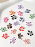 Flower Nail Charm Jewelry DIY Art Y2K 3D Decorations Qme Crystal Lily 50pcs
