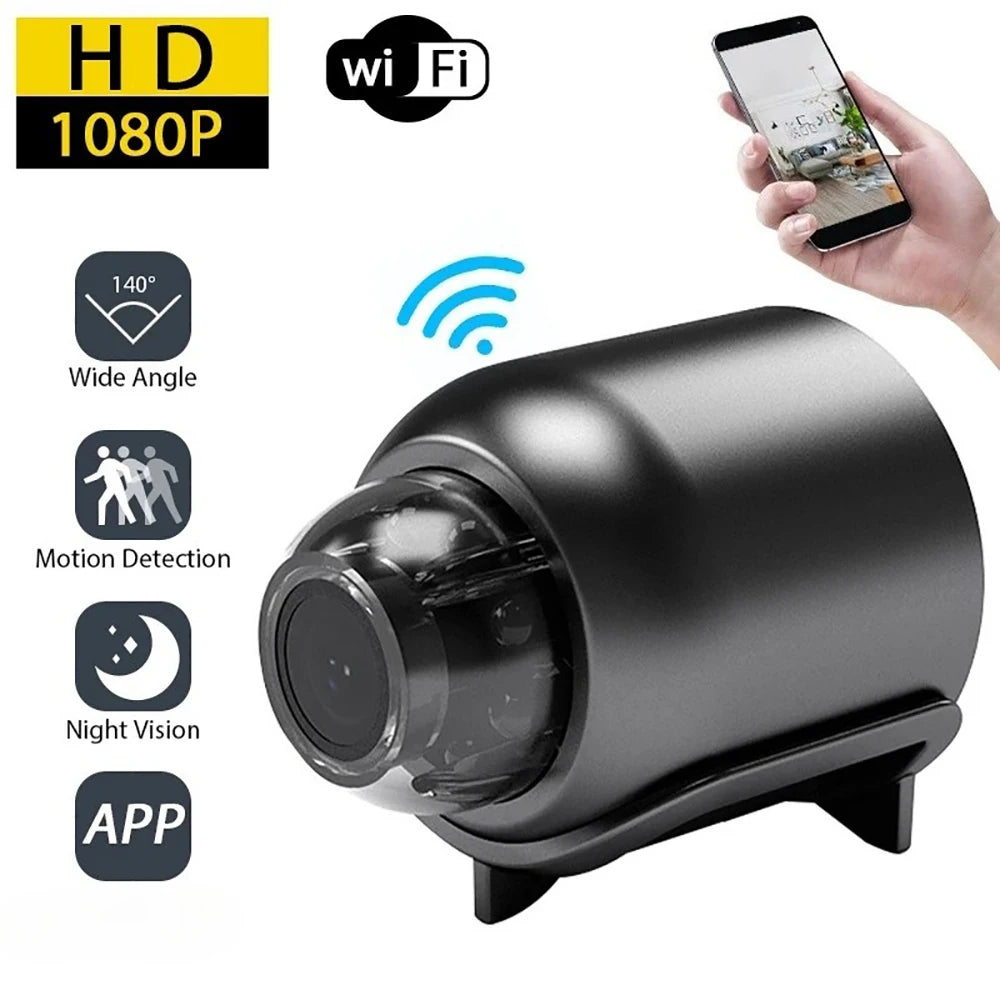 1080P HD X5 Mini Camera Wireless WIFI Outdoor Indoor Surveillance Camera with Recording for Home Security Night Vision Camera Qme 1pc