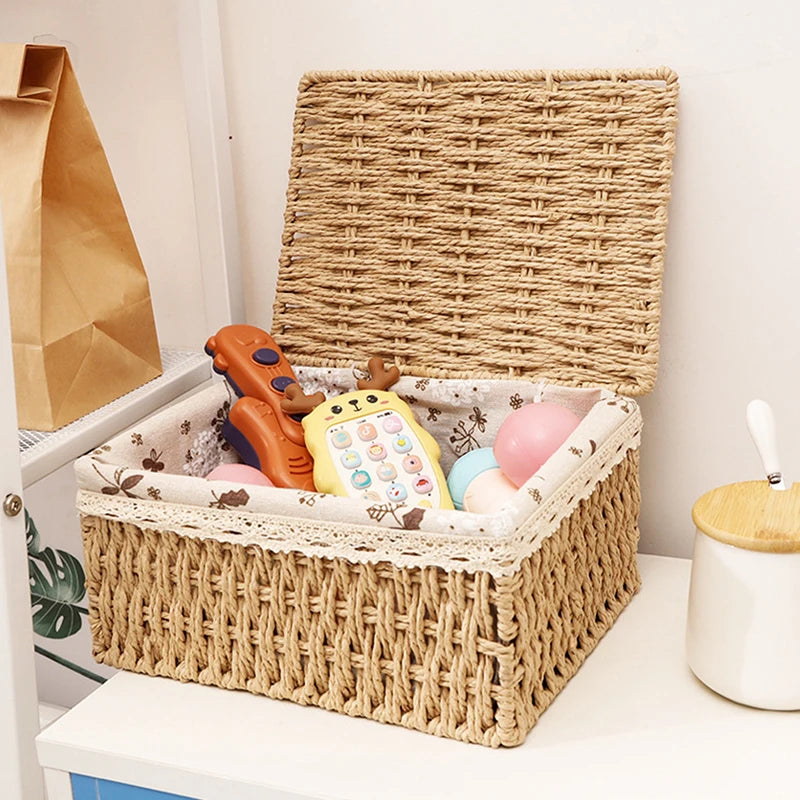 Toys Snacks Miscellaneous Items Desktop Cosmetic Storage Box Qme