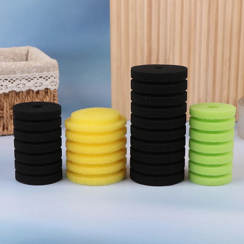 Fine Foam Aquarium Filter Sponge Fish Tank Air Pump Skimmer Qme