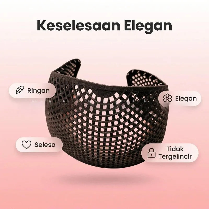 Non-slip Women's Head Cap Stay-in-place Design Headscarves Breathable Qme