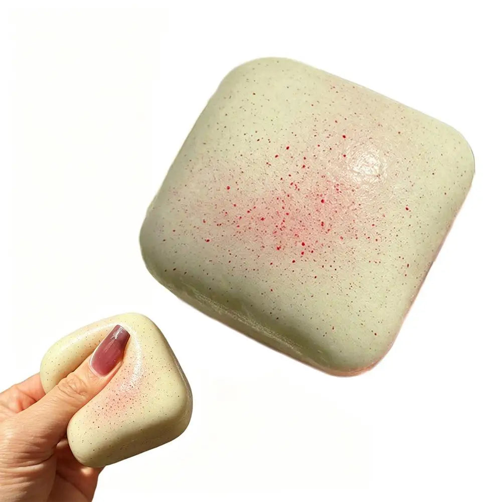 Mini Toast Squishy Toy Soft Slow Rebound Fidget Sensory Stress Relief Qme B
