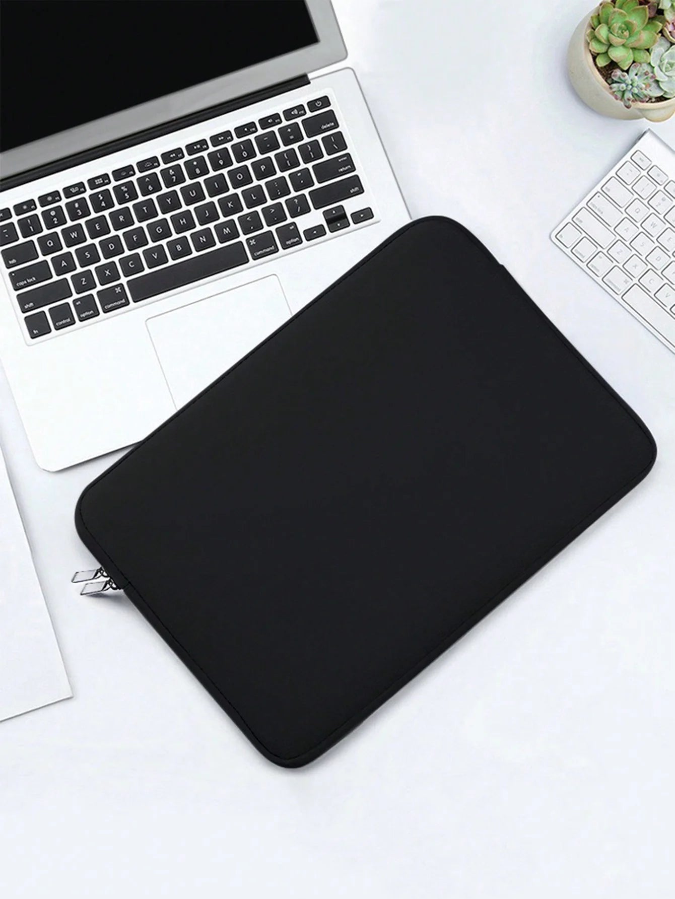11 13 Plain Casual Double Zipper Laptop Inner Bag Huawei Apple Dell Qme