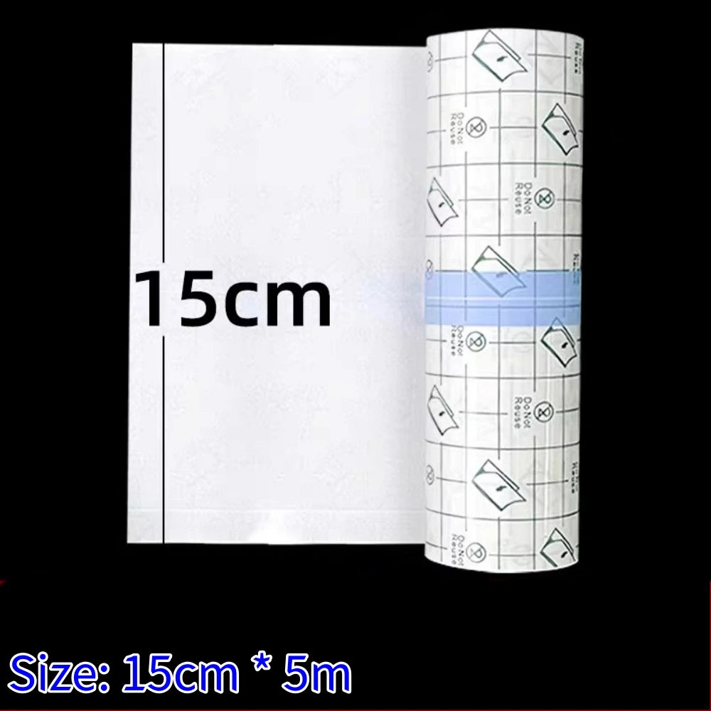 ROKYO Professional 5M Protective PU Healing Film Tattoo Bandage For Aftercare Transparent Skin Repair Wrap Roll Waterproof Qme 15CM