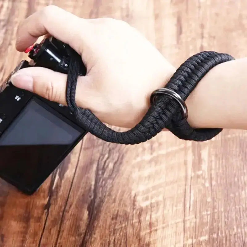 Quick Release Buckle Woven Hand Strap Rope Wrist Wristband Qme
