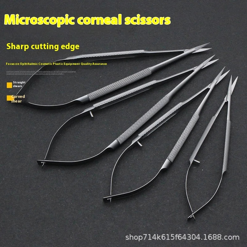 Ophthalmic Instruments Microsurgical Corneal Scissors Hand Surgical Qme