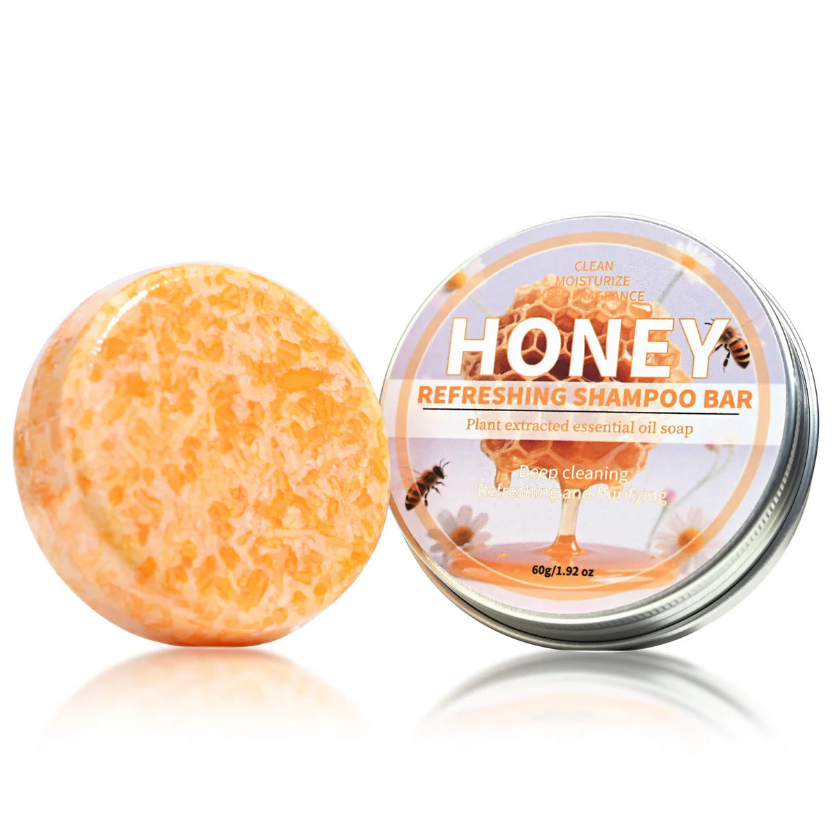 Honey Nourishing Shampoo Bar Natural Extract Essence Deep Qme