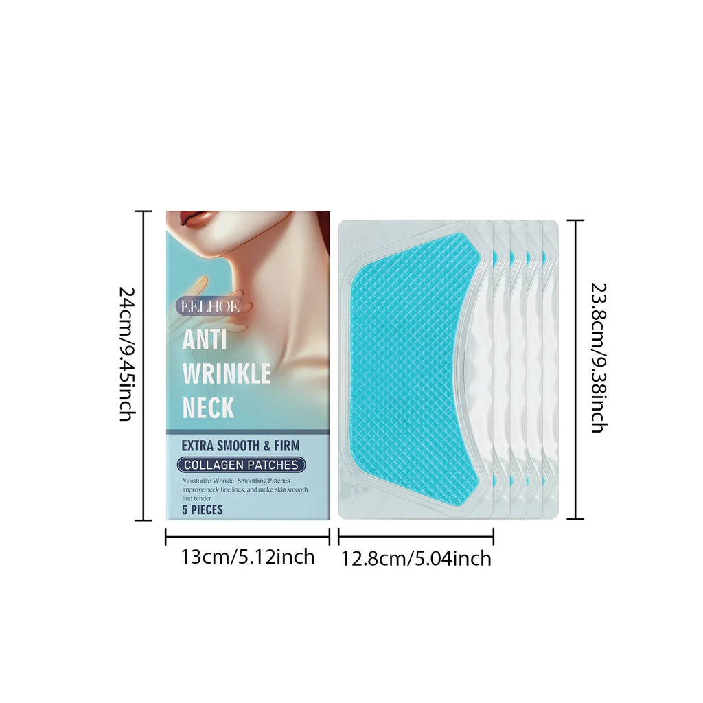 5/10Pcs Collagen Neck Patch Neck Lines Remover Masks Lifting Firming Neck Skin Elastic Moisturizing Skin Care Neck Patch Qme