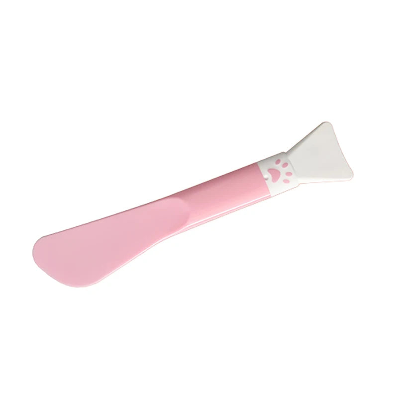 Mud Brush Facial Beauty Tools Face Cleansing Cute Paw Silicone Mask Qme Pink