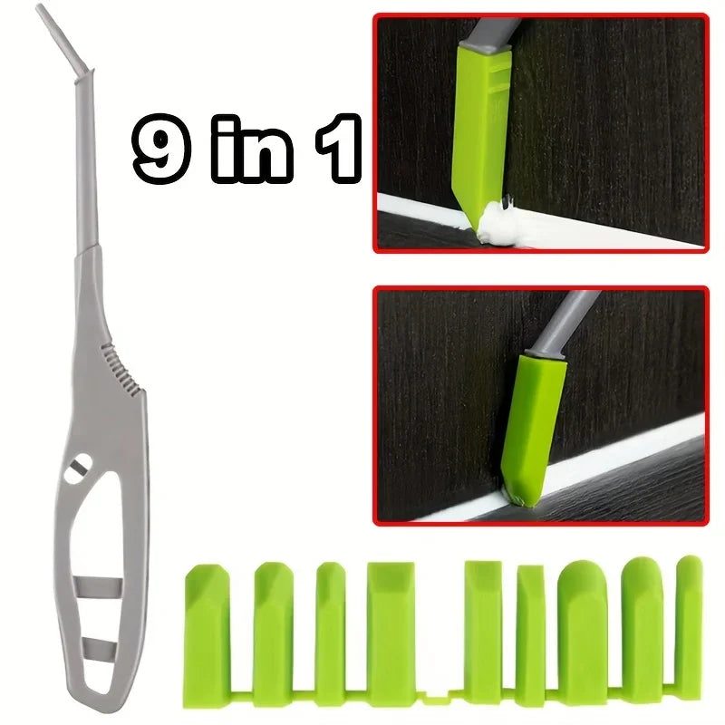 Multi-angle sealant scraper and joint filling tool kit, suitable for bathrooms, kitchens, floors, window and door gaps filling Qme Default Title