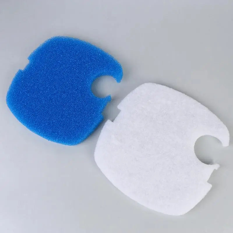 2 Blue White Aquarium Filter Pad Fit 304AB 404AB 704AB Replacement Qme