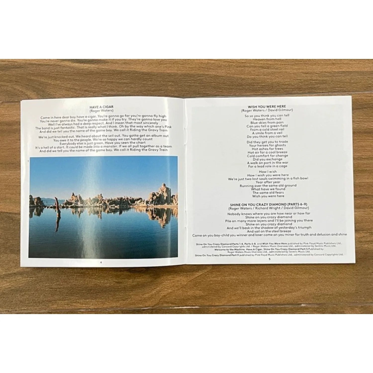 Progressive Rock Band 2-CD Anniversary Album, "Wish You Were Here" Vintage Sticker Cover Design, Tracks for Music Collectors Qme