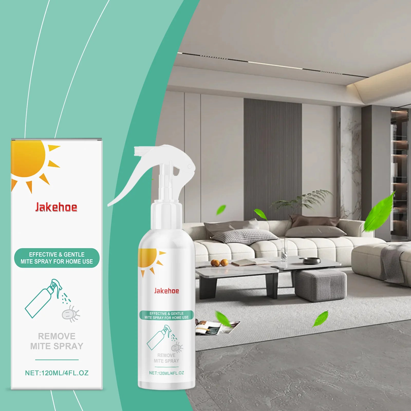 Powerful Mite Remover Spray Quickly Removing Mites Dust Reduce Mites Reproducing Suitable for Fabrics Household Anti Mites Spray Qme