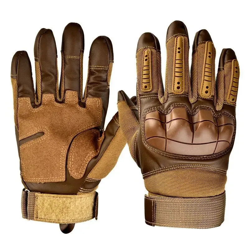 1PCS Tactical Full Finger Sports Outdoor Military Multifunctional Anti-slip Touchscreen Motorcycle Riding Gloves Qme