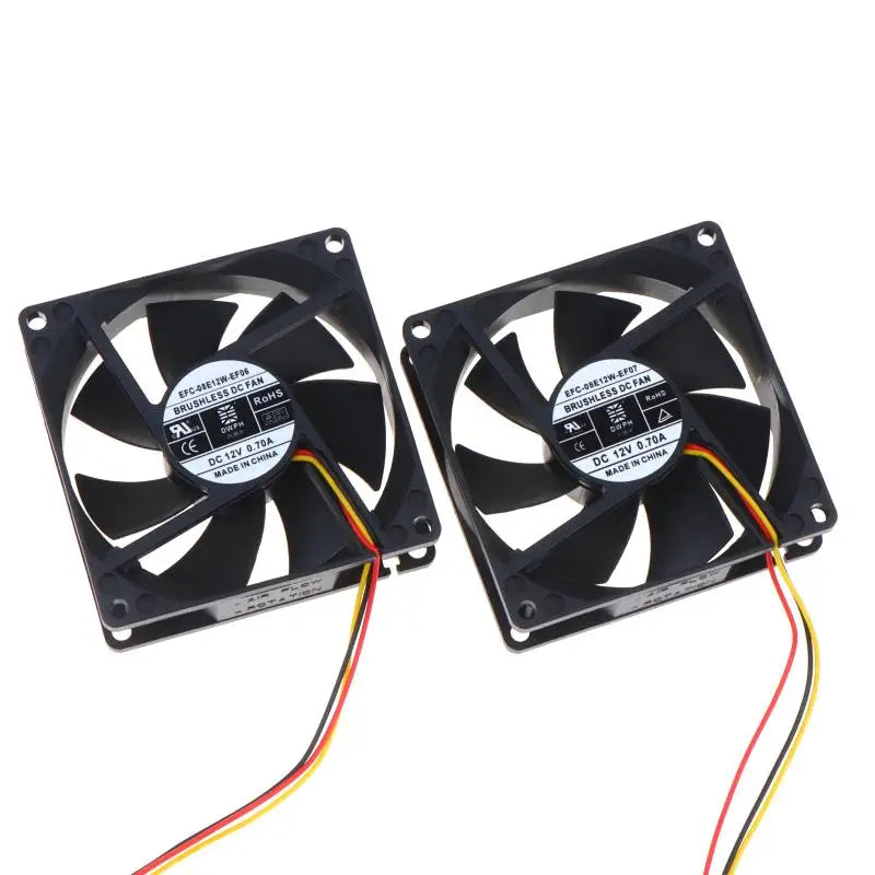 3 Wire EF07 EF06 80x80x25mm 12V 0 70A Server Fan Inverter Switches Qme