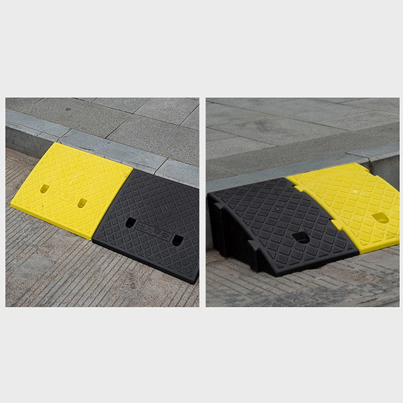 Plastic Kerb Ramp Non-slip Threshold 30 40 Height Cars Bicycles Qme