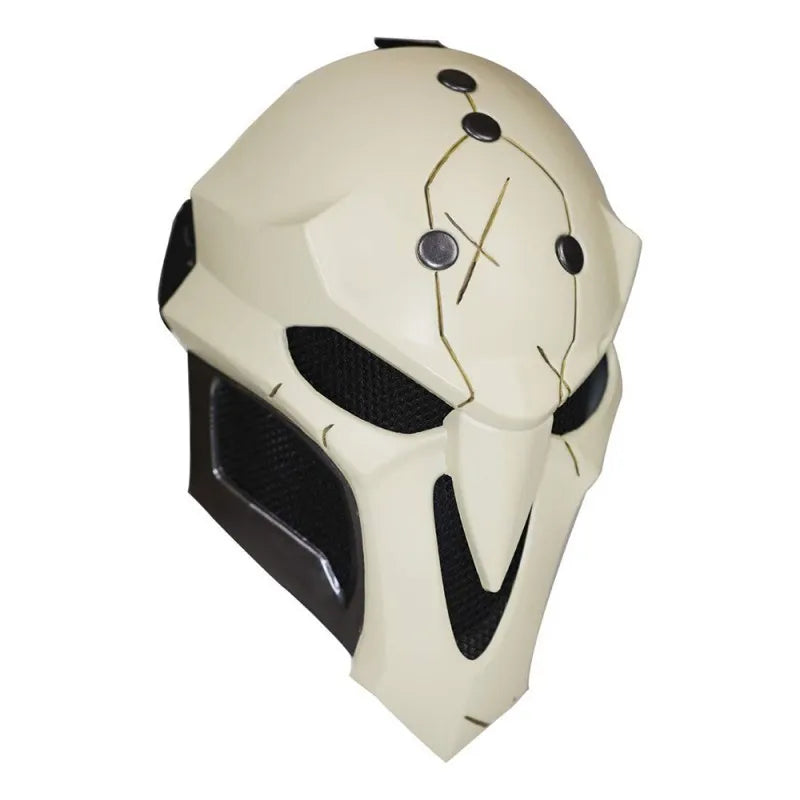 Steam Game OW Resin Mask Cosplay Overwatch Horror Death Gabriel Reyes Reaper Helmet Halloween Masquerade Party Costume Prop Gift Qme