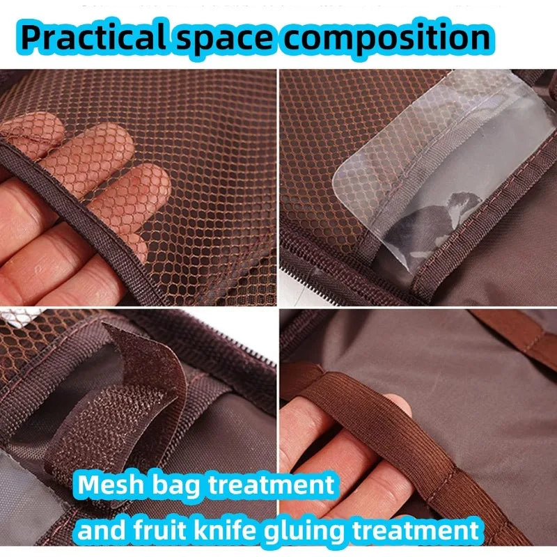 Camping Travel Cooking Utensils Organizer Bag Portable Pouch BBQ Camp Qme
