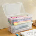 School Pencil Case Supplies Storage Box PP Material Transparent Pouch Qme onesize