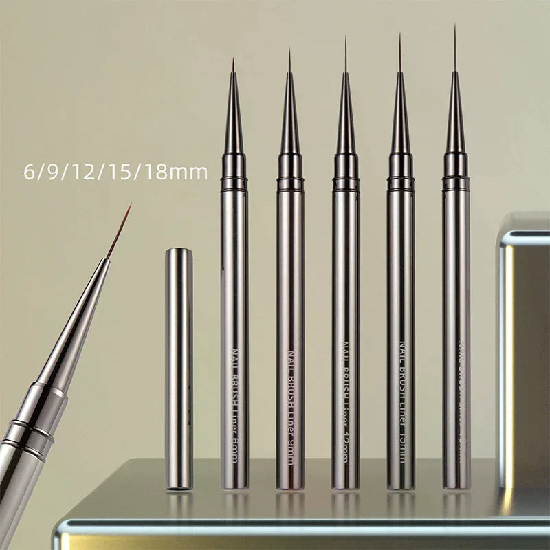 Nail Art Liner Brushes Gel Brush Polish Painting Drawing Pen Qme