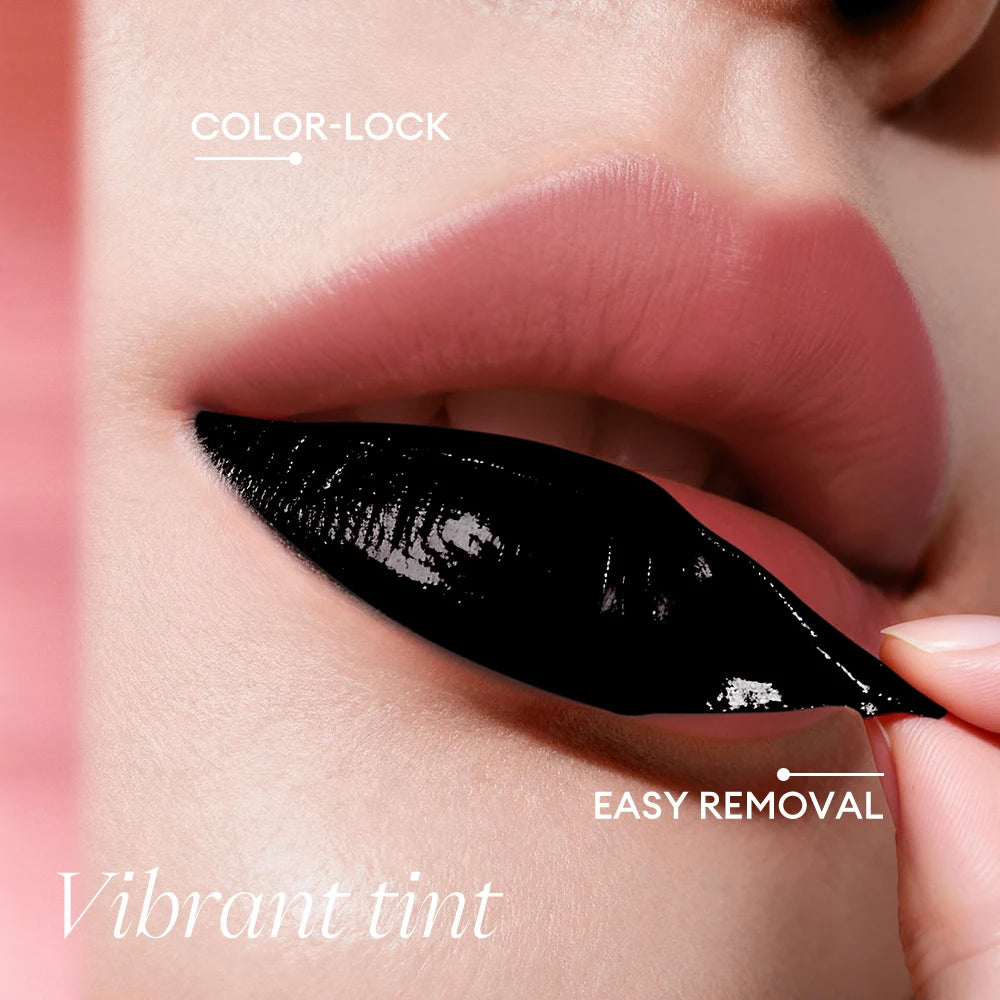 O TWO Peel-off Lip Stain Lipstick 48H Color-lock Highly Pigmented Qme