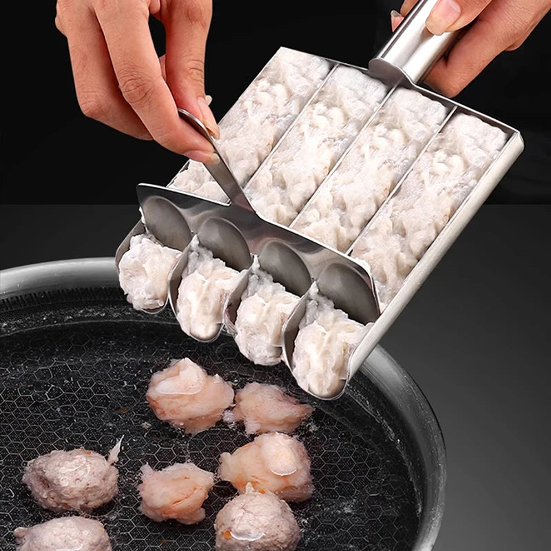 Easy-release Non-stick Meatball Maker Manual Spoon Effortless Fish Qme