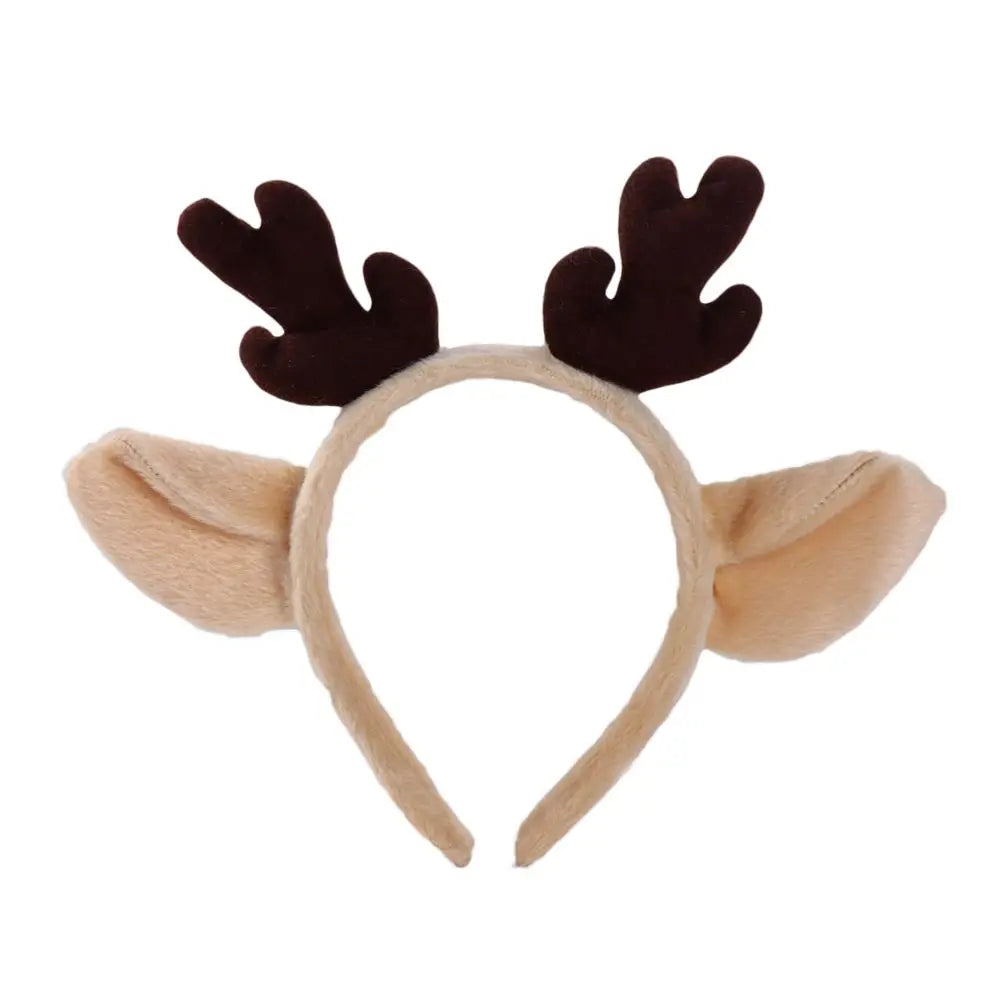 Headwear Party Wash Face Christmas Make Up Cloth Antler Headband Hair Accessories Women Hair Band Korean Style Head Hoop Qme coffee