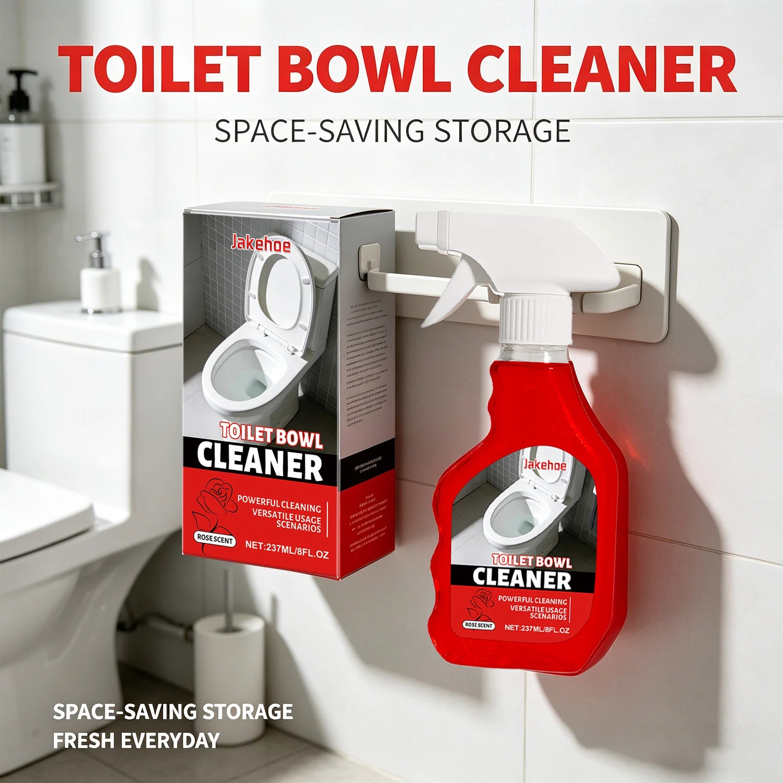 Powerful Toilet Bowl Cleaning Spray Remove Urinary Scale Reduce Odor Long-Lasting Fragrance Restore Luster Multi-surface Cleaner Qme