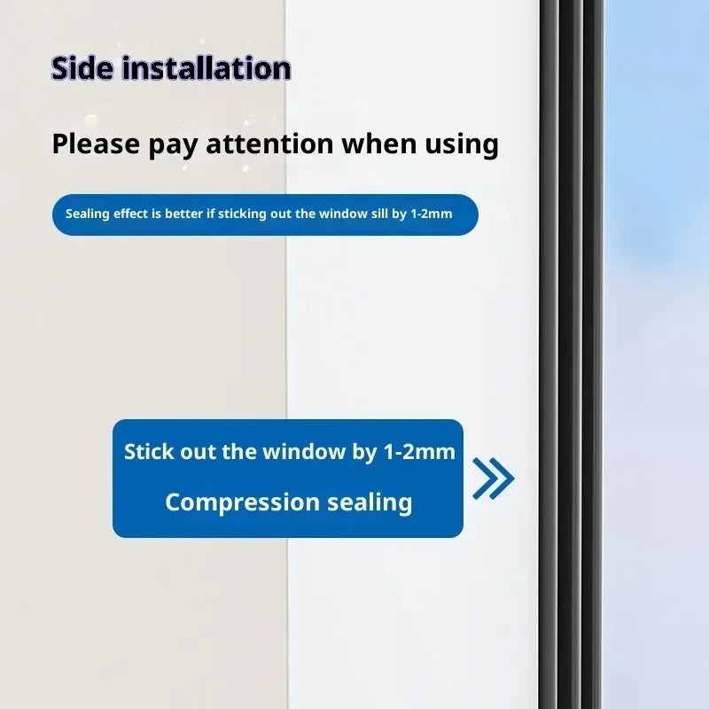 2 4M Self Adhesive Window Door Seal Strip Windproof Soundproof Qme