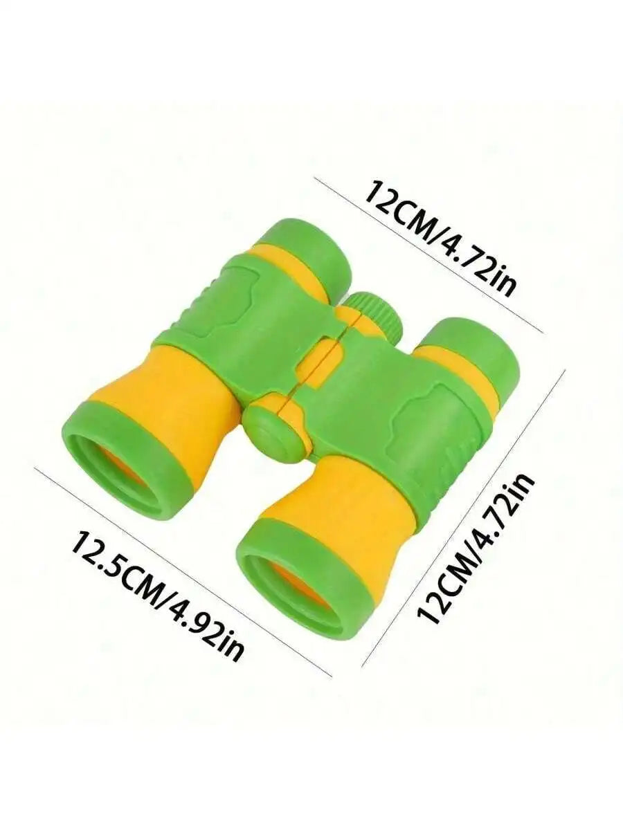 Children's Binoculars Magnification Definition Suitable Outdoor Qme green