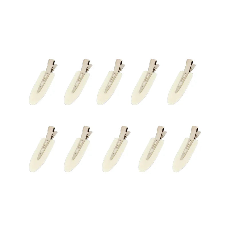 10pcs/set No Crease Basic Hair Clips For Women Girls Hair Styling Makeup No Bend Hairpins Barrettes Fashion Hair Accessories Qme 10pcs white