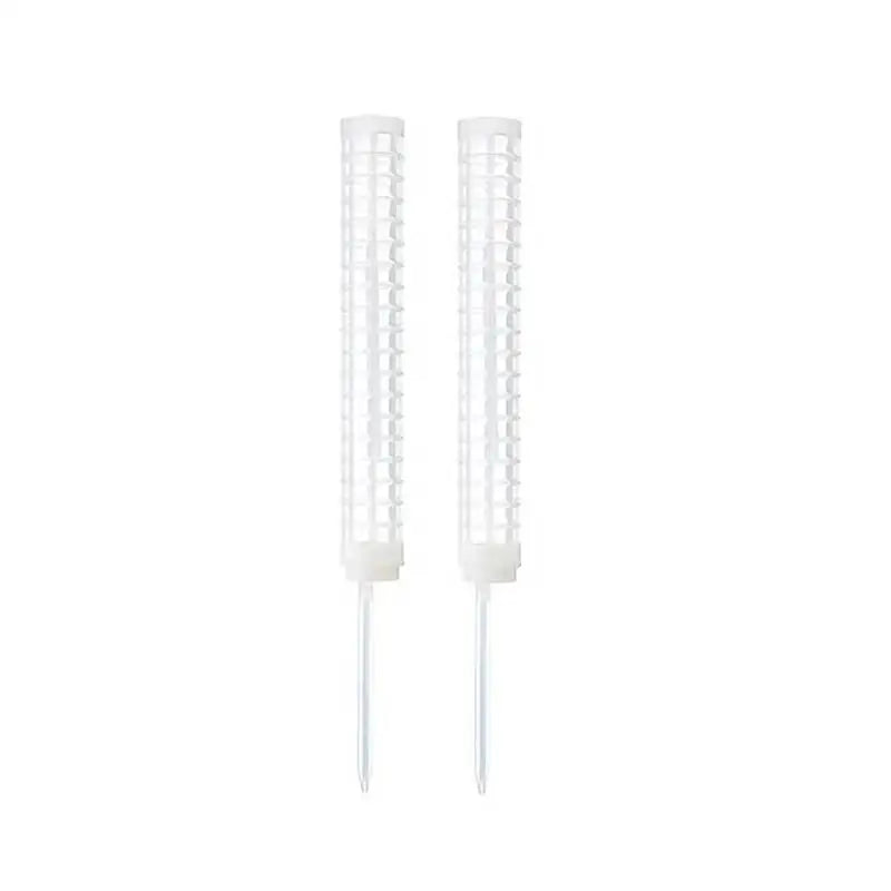 2 4 Monstera Plants Water Moss Poles Plastic Plant Stakes Indoor Qme 2pcs White