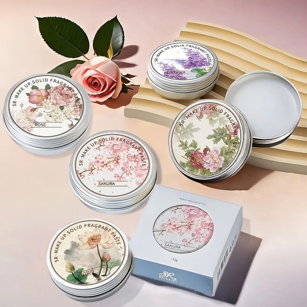 Portable Solid Balm Women Men Refreshing Lasting Fragrance Deodorant Qme