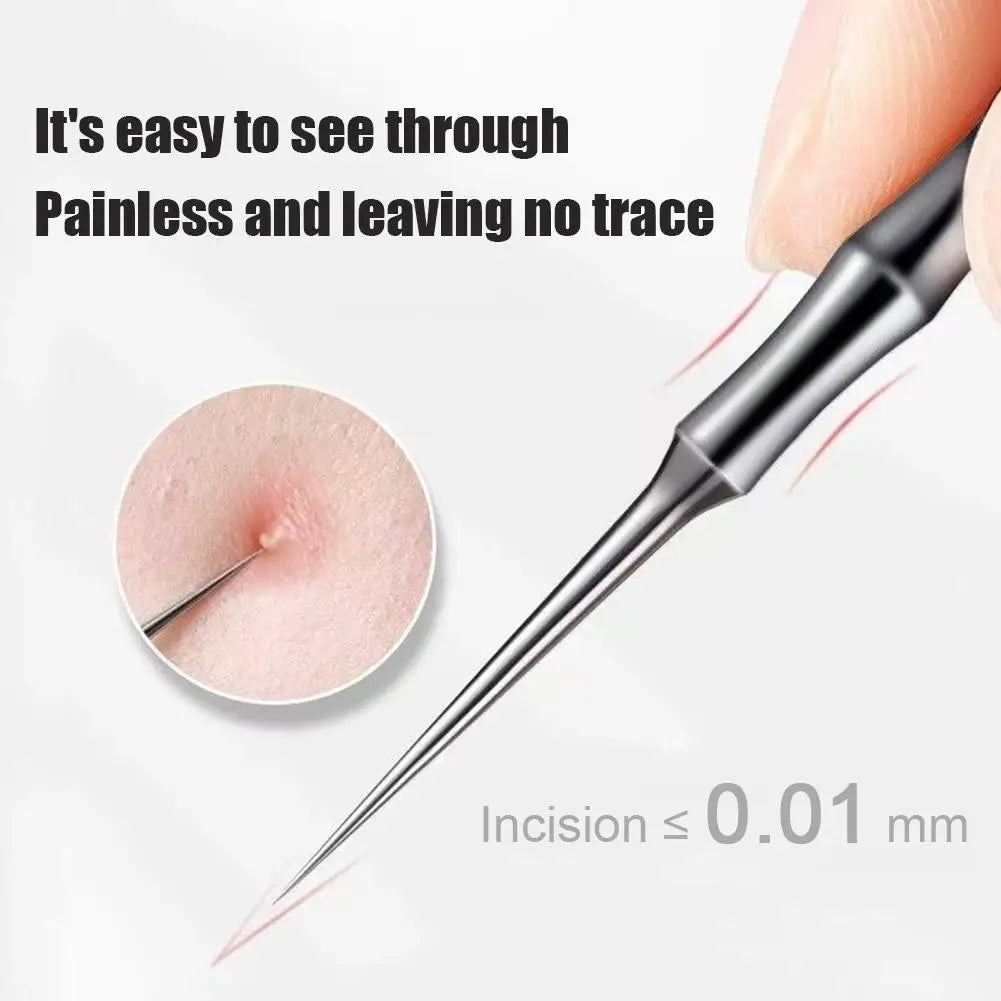 Pimple Extractor Acne Needle Tool Blackhead Comedone Removal Popper Qme