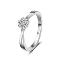 925 Sterling Silver Color Jewelry Rings For Women Wedding Jewelry Bijoux Zirconia Vintage Accessories Engagement Hollow Qme 9
