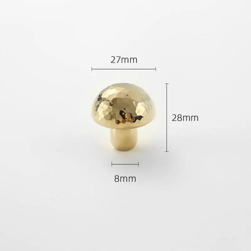 Brass Ball Furniture Pull Handles Hand-forged Hammer Cabinet Handles Door Drawer Knob Kitchen Wardrobe Cupboard Pulls Qme A7