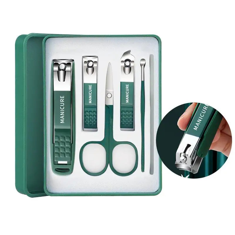 Complete 4 Nail Care Stainless Steel Clippers Pedicure Tools Home Qme
