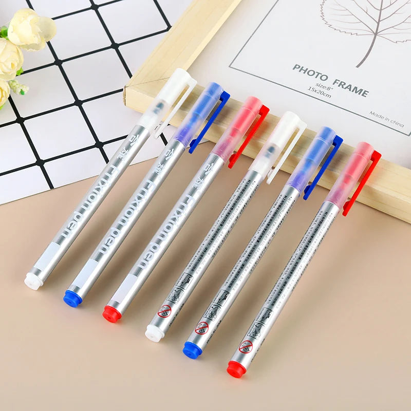 12 Pieces Heat Erasable Fabric Markers Pens Set for Sewing DIY Dressmaking Tailors Chalk Accessories Qme