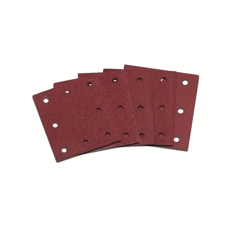 20 Uds. Papel De Lija De 8 Agujeros De 110x 115mm, Respaldo De Velcro Y Diseño De 8 Agujeros Adecuado Para Lijadora Orbital, Uti Qme