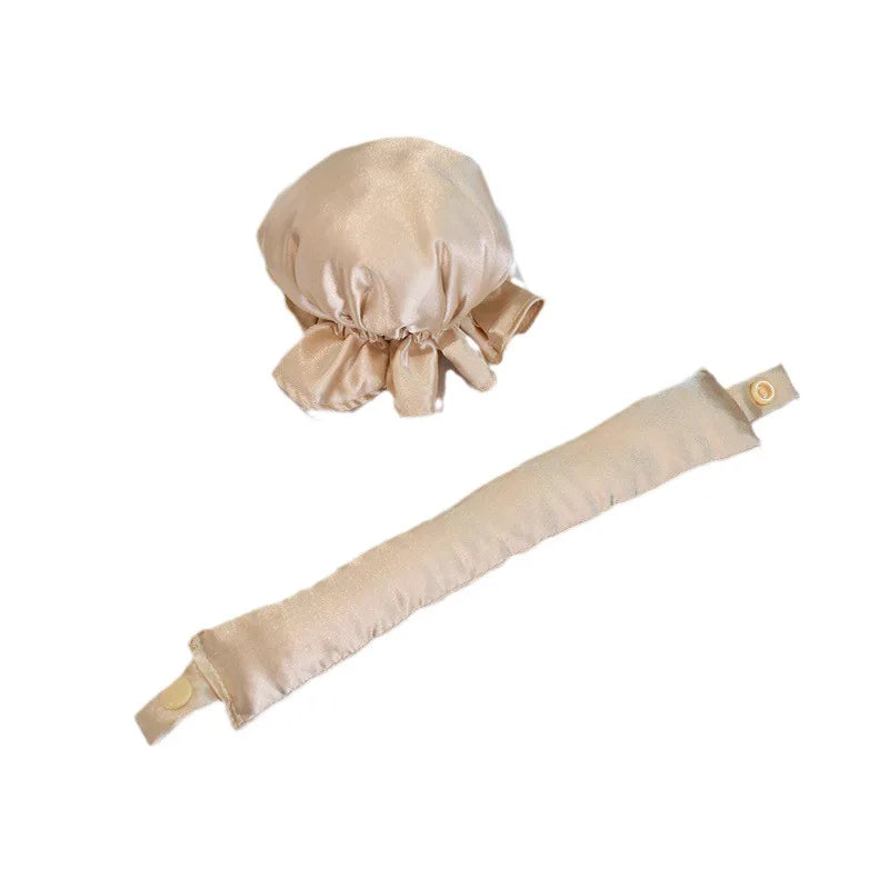Heatless Curling Rod No Heat Hair Curler Silk Curls Soft Rollers Qme Beige China Mainland