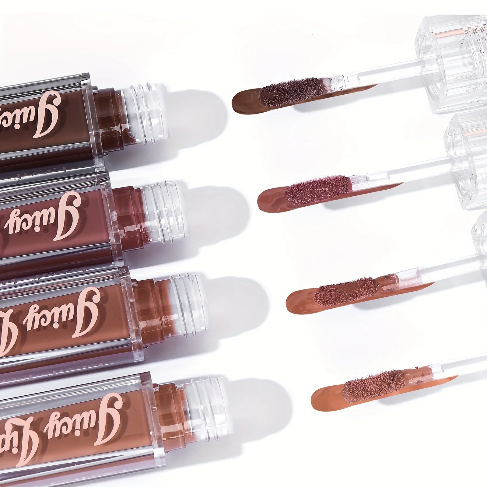Hydrating Crystal Lip Oil - Plumping & Moisturizing Gloss with Tinted Shades for All Skin Types Qme