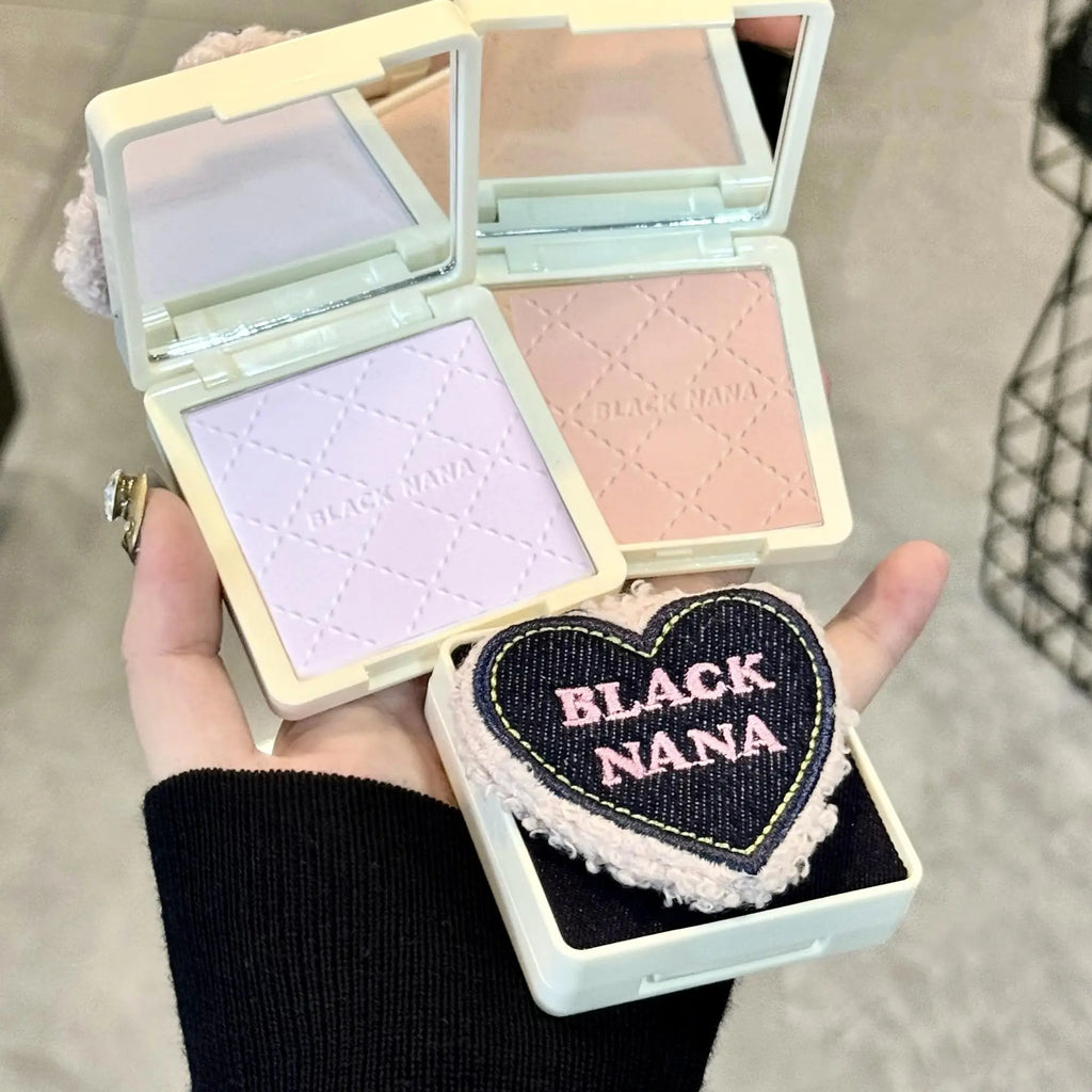 BLACKNANA Denim Air Lock Makeup Powder Makeup-setting Long-lasting Qme