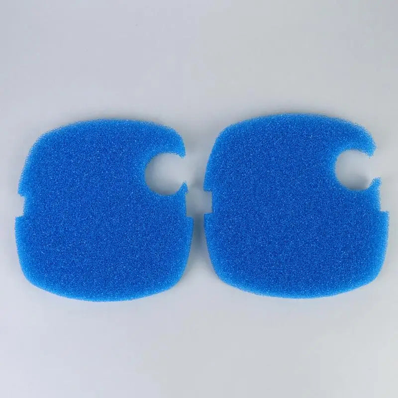 2 Blue White Aquarium Filter Pad Fit 304AB 404AB 704AB Replacement Qme 2pcs blue