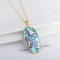 Hot Sale Natural Shell Girl Head Tree Of Life Charm Pendant Necklace For Women Light Luxury Jewelry Daily Party Birthday Gifts Qme F