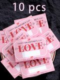 2Pcs/10Pcs/20Pcs Scratch-Off Love Coupons Couple Scratch Off Cards Valentine's Day Wedding Anniversary Creative Gifts Qme 10Pcs-