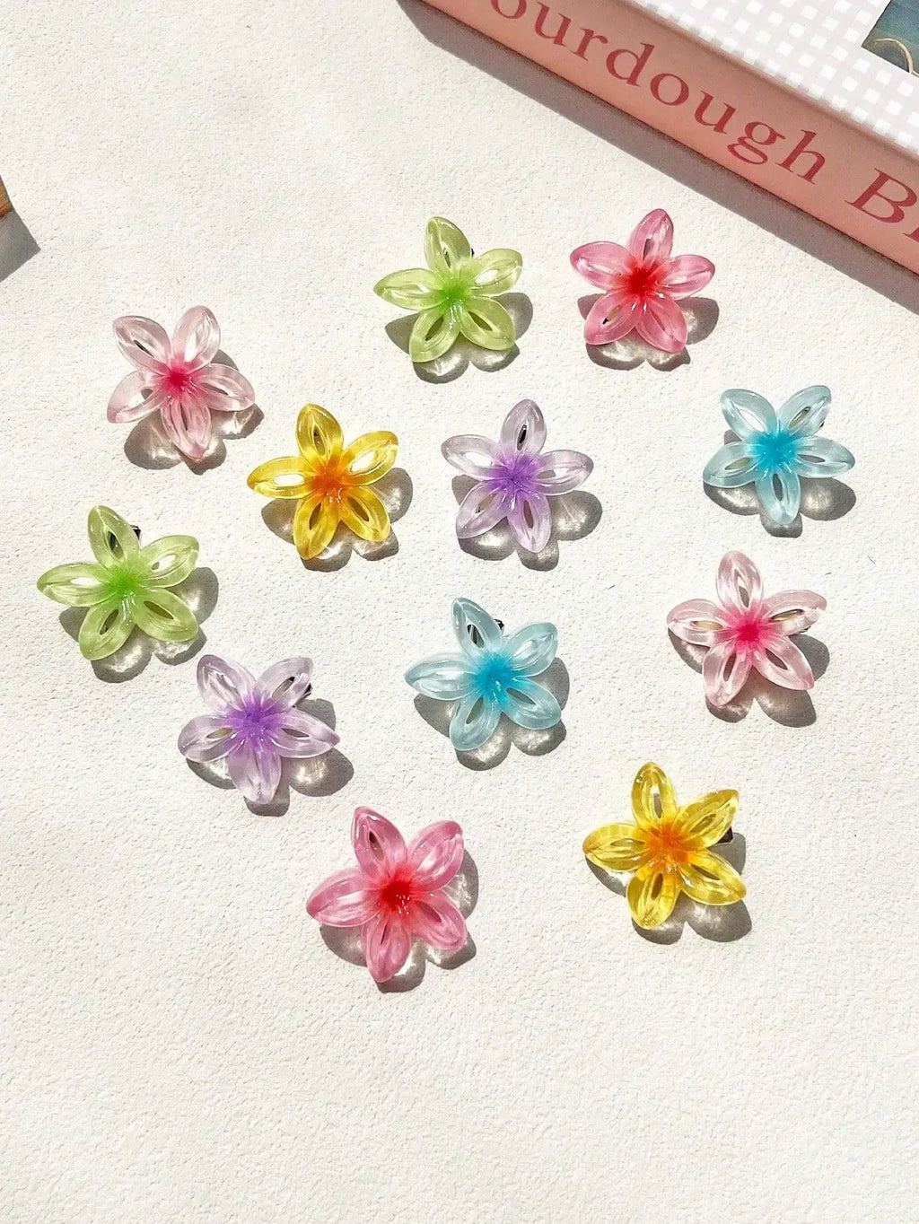 Women's Fashion Chrysanthemum Hair Clip Cherry Blossom Sweet Flower Qme